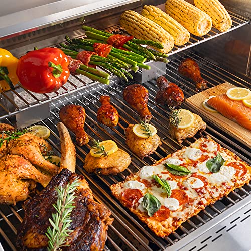 Spire Premium Grill Built-In Head, 5-Burner With Rear Burner Propane Grill, Convertible To Natural Gas, 30 Inches Built In 3050R Island Grill Head, Stainless Steel, Bbq Grill Island #TOP7