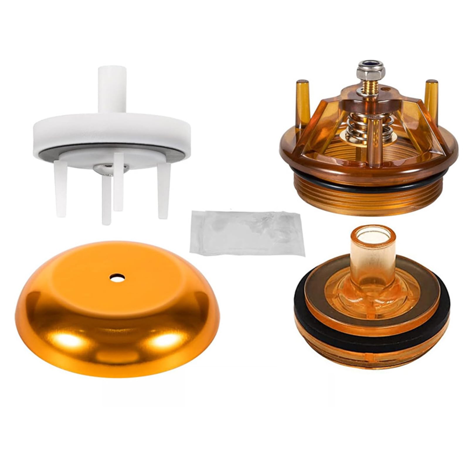Mekalero Check Valves Assembly Repair Overheat Repair Set Vacuum Breaker Backflow Preventer Set Bonnet and Poppetes