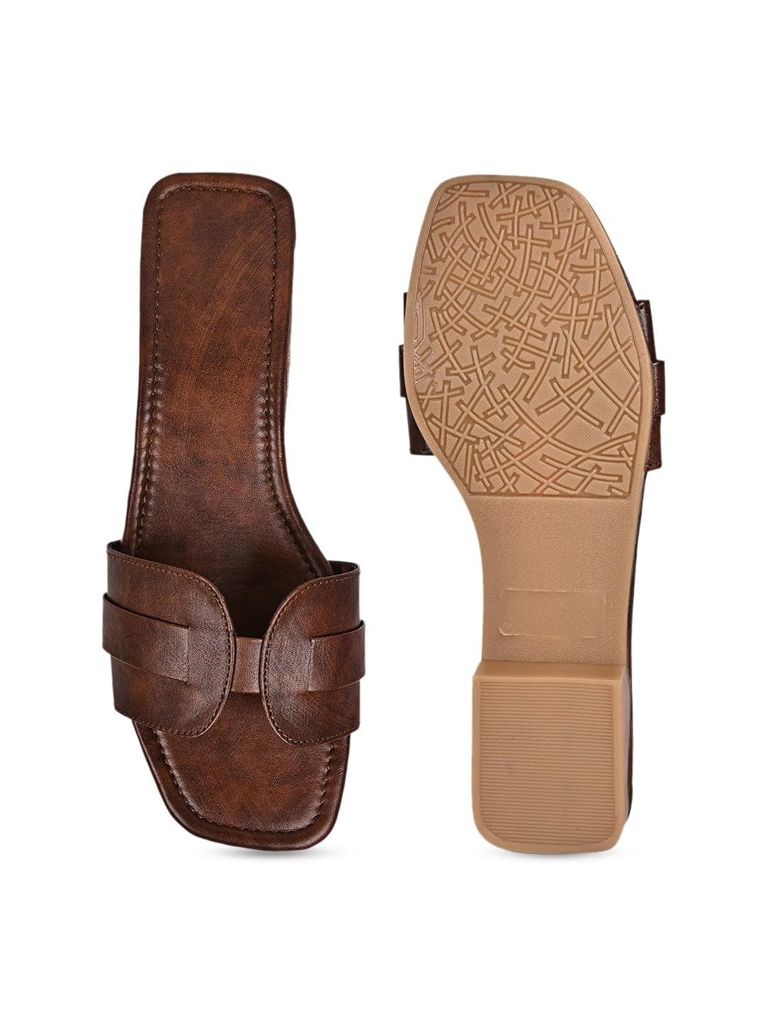 Women's Flat Sandals | Comfortable Casual Slip-On Flats Slides for Women & Girls-image-22