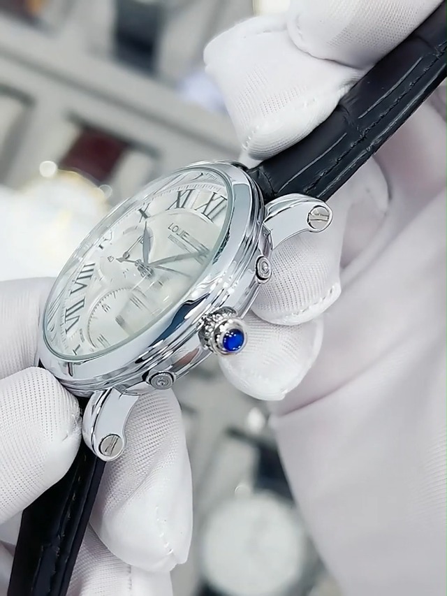 eYotto Orologio da uomo in acciaio inox, con quadranti secondari