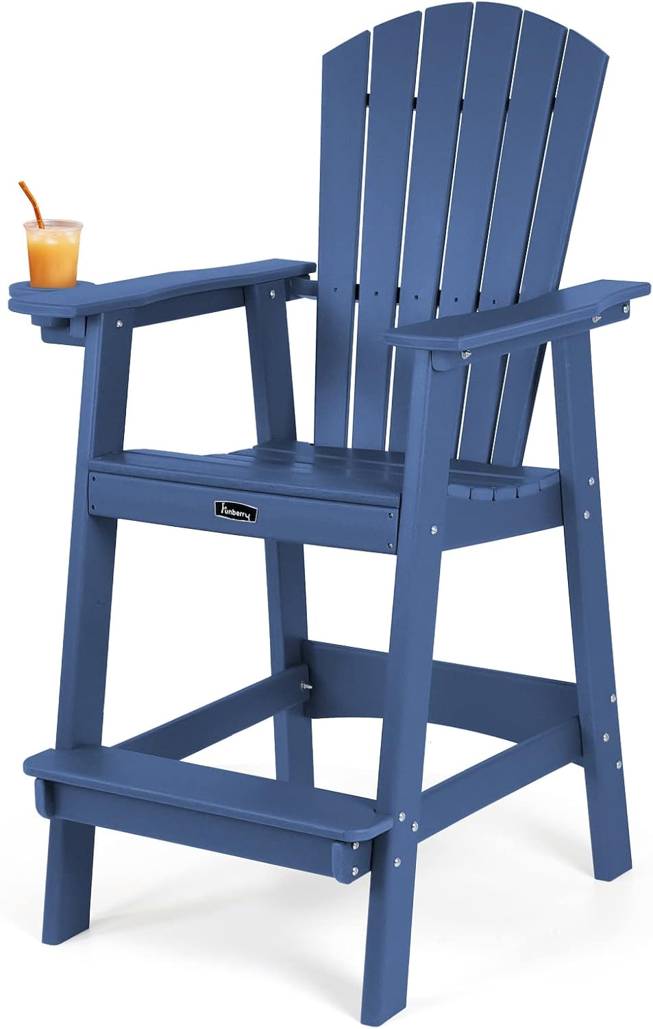 FUNBERRY Tall Adirondack Chair,Balcony Chair with