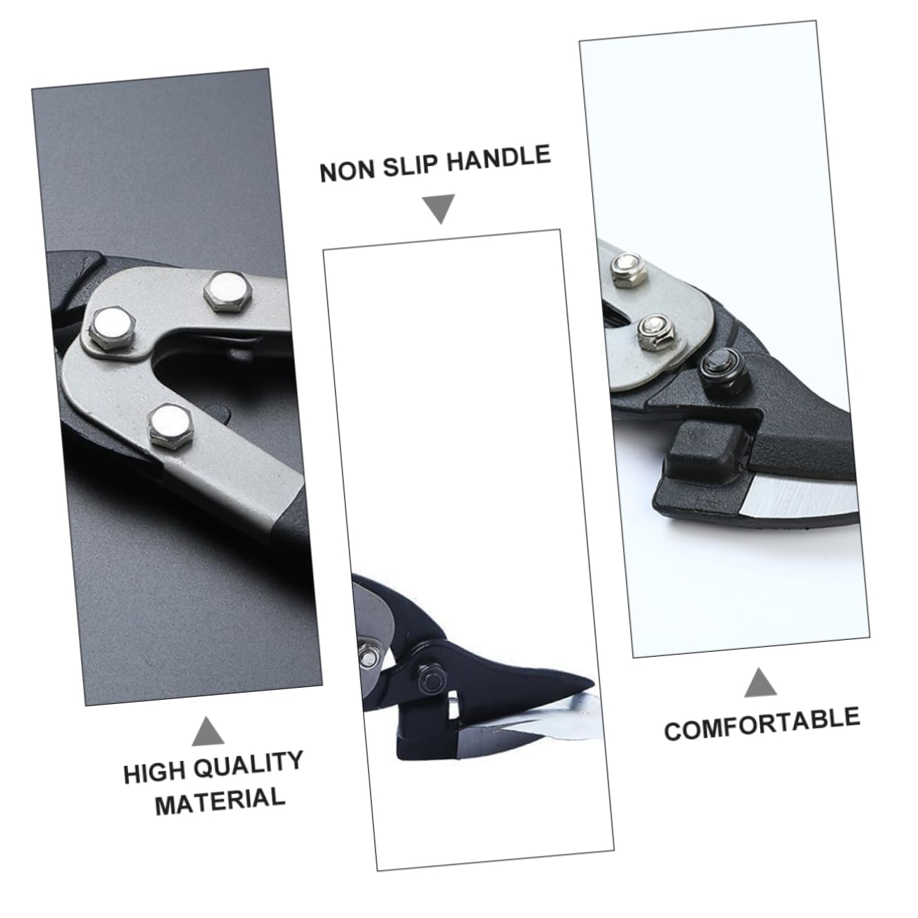 HOMSFOU 1pieza Tijeras De Acero Inoxidable Para Cortar Chapa Tijeras Multifuncionales Para Uso Industrial Cortadoras De Hojalata y Alambre Herramientas De Jardinería y Podado