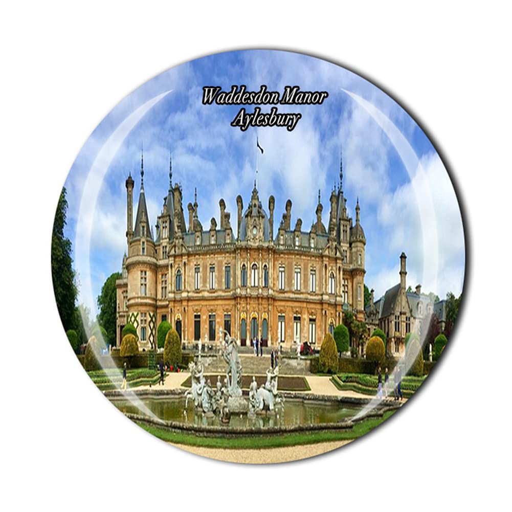 Muyu Magnet Aylesbury Waddesdon Manor England Fridge Magnet Souvenir Gift Crystal Magnetic Sticker