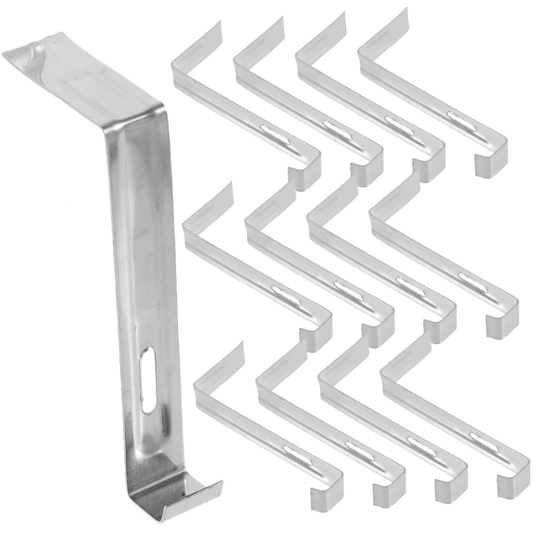 Crochets pour tuiles de toit en acier inoxydable LIFKOME 110 mm fixation extérieure