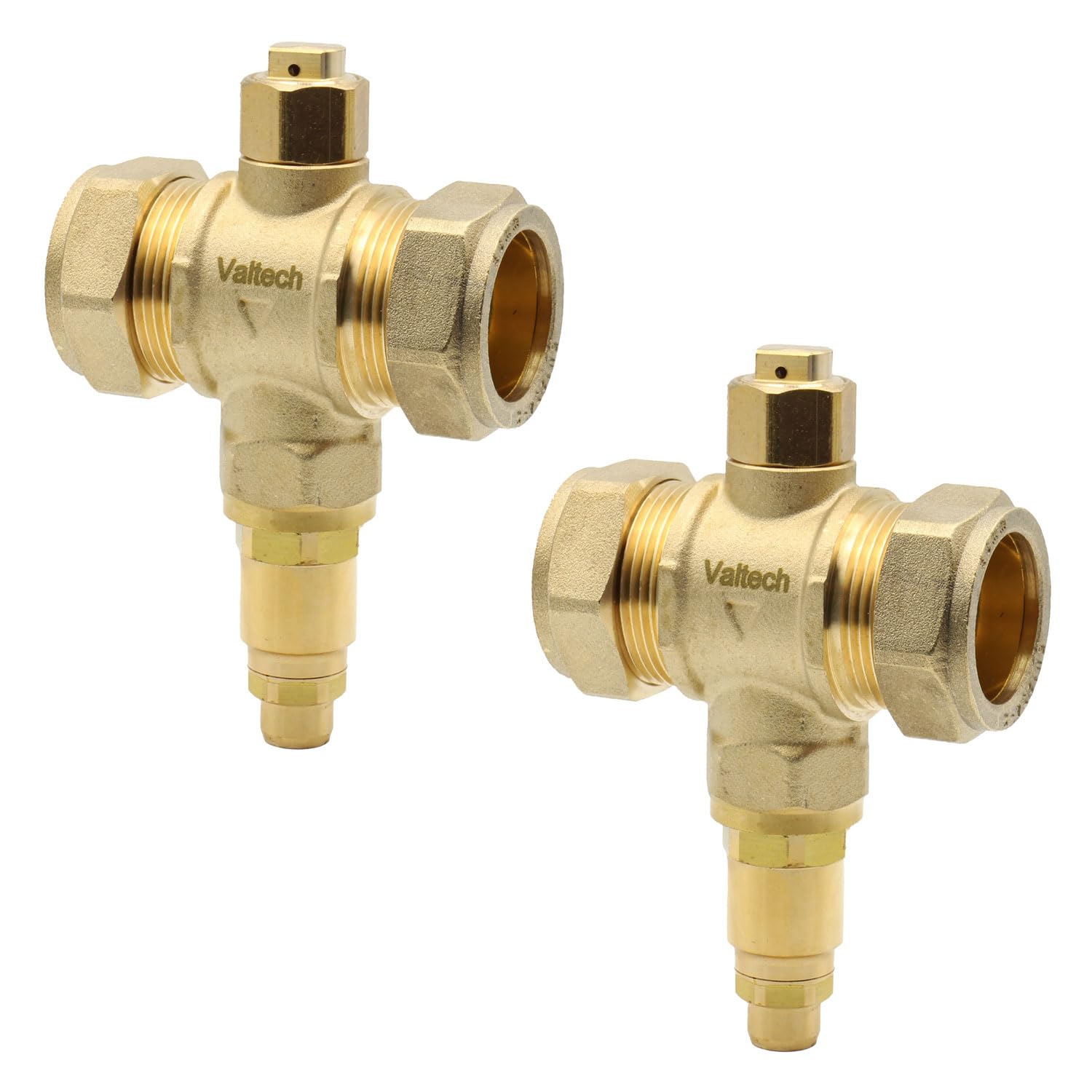 2 x Tesla Premium Heat Pump Anti-Freeze Protection Valve, 28mm Compression Fitting (Two Pack)