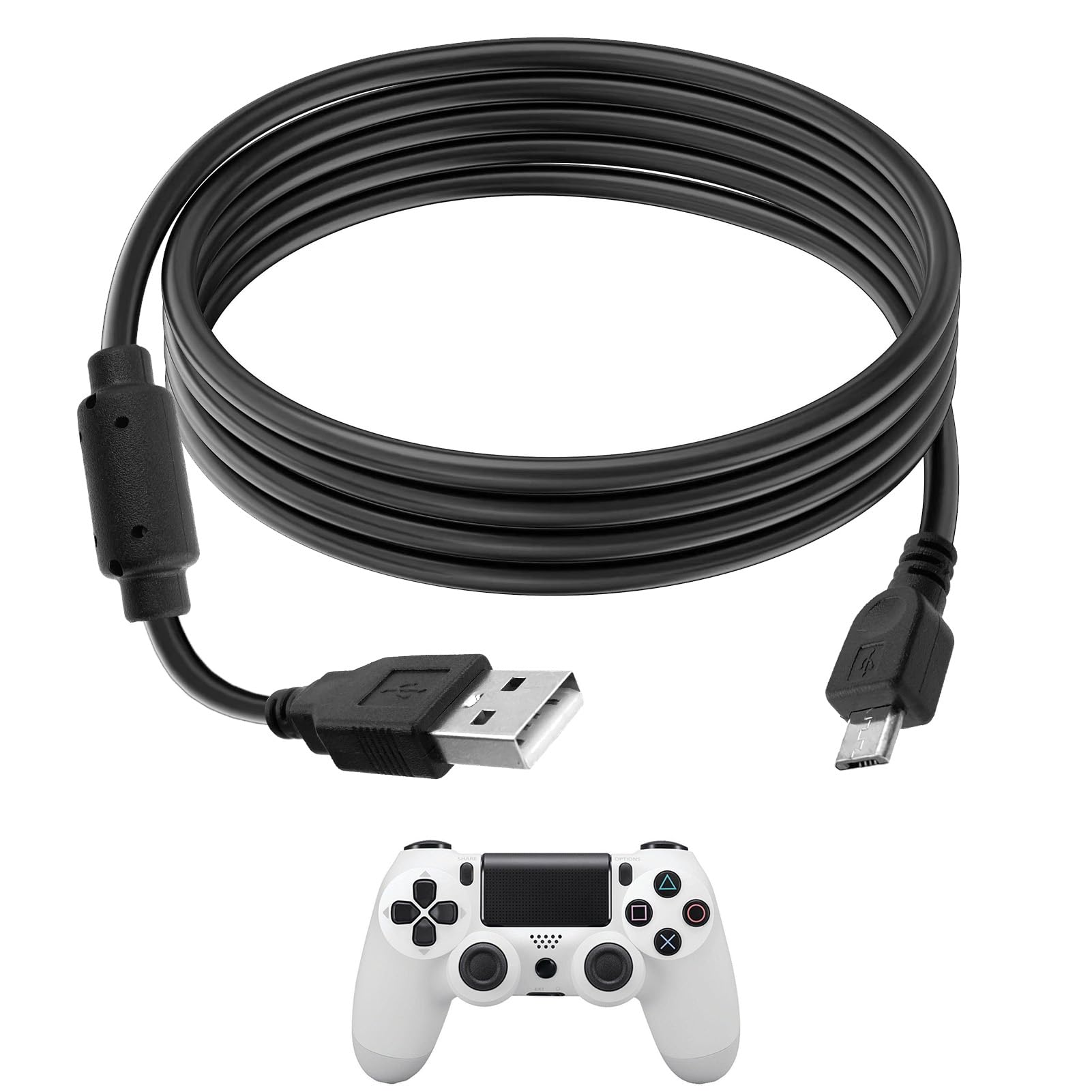 Cavo USB Micro USB – 1 metro per Kazam Trooper 450 L ricarica rapida – Cavo di ricarica / sincronizzazione rapida trasferimento dati