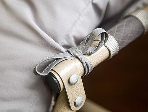 Miniatura 7 de Cojín para tumbona de patio, cojín grueso acolchado para asiento reclinable con lazos, suave y cómodo, 19 x 47 pulgadas