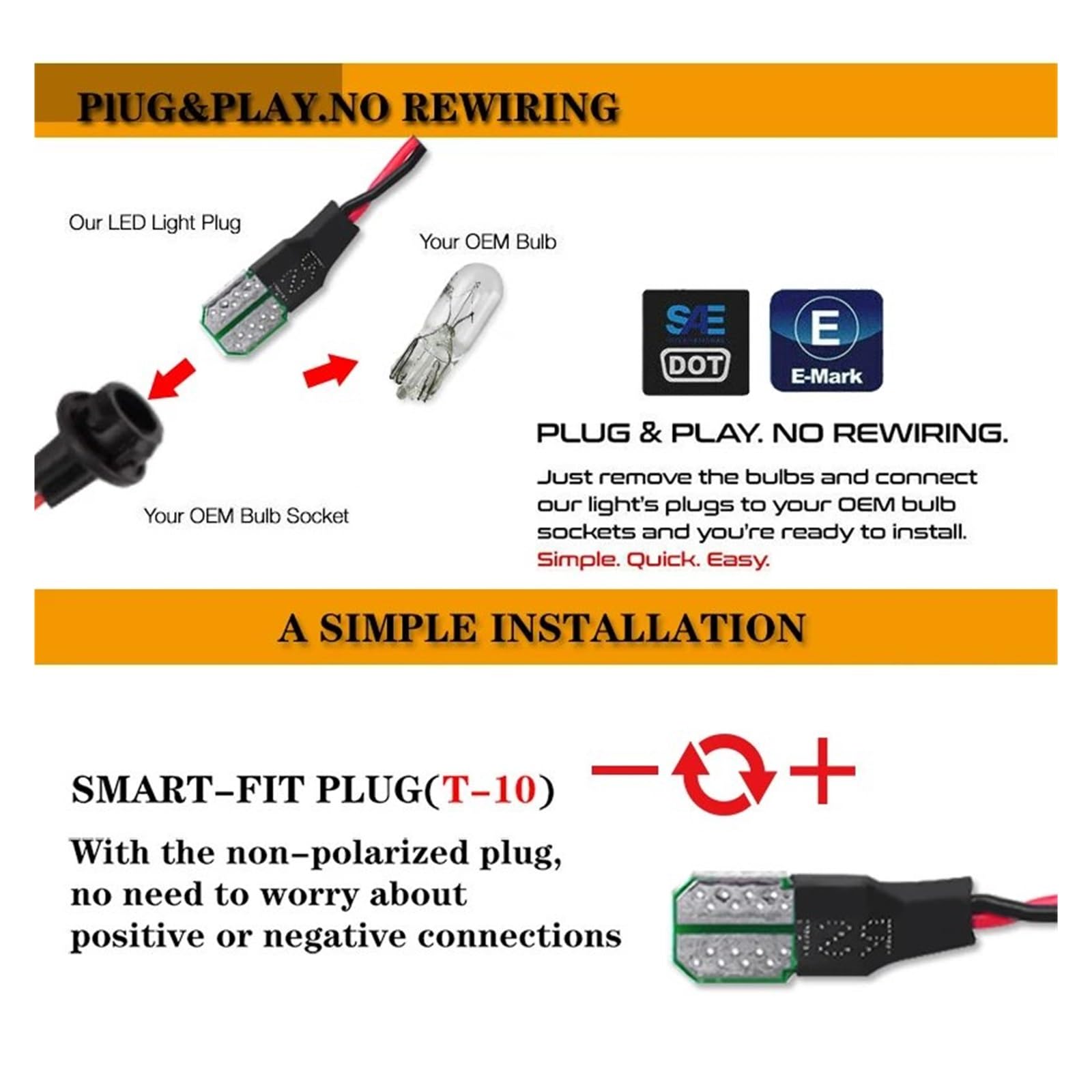 Fanale Fanalino Freccia Per Jeep Per Cherokee 1997 1998 1999 2000 2001 12V T10 Luci Posizione Laterali Anteriori Lente Fumé Ambra Lampada Segnalazione Svolta Sinistra E Destra Indicatore Direzione