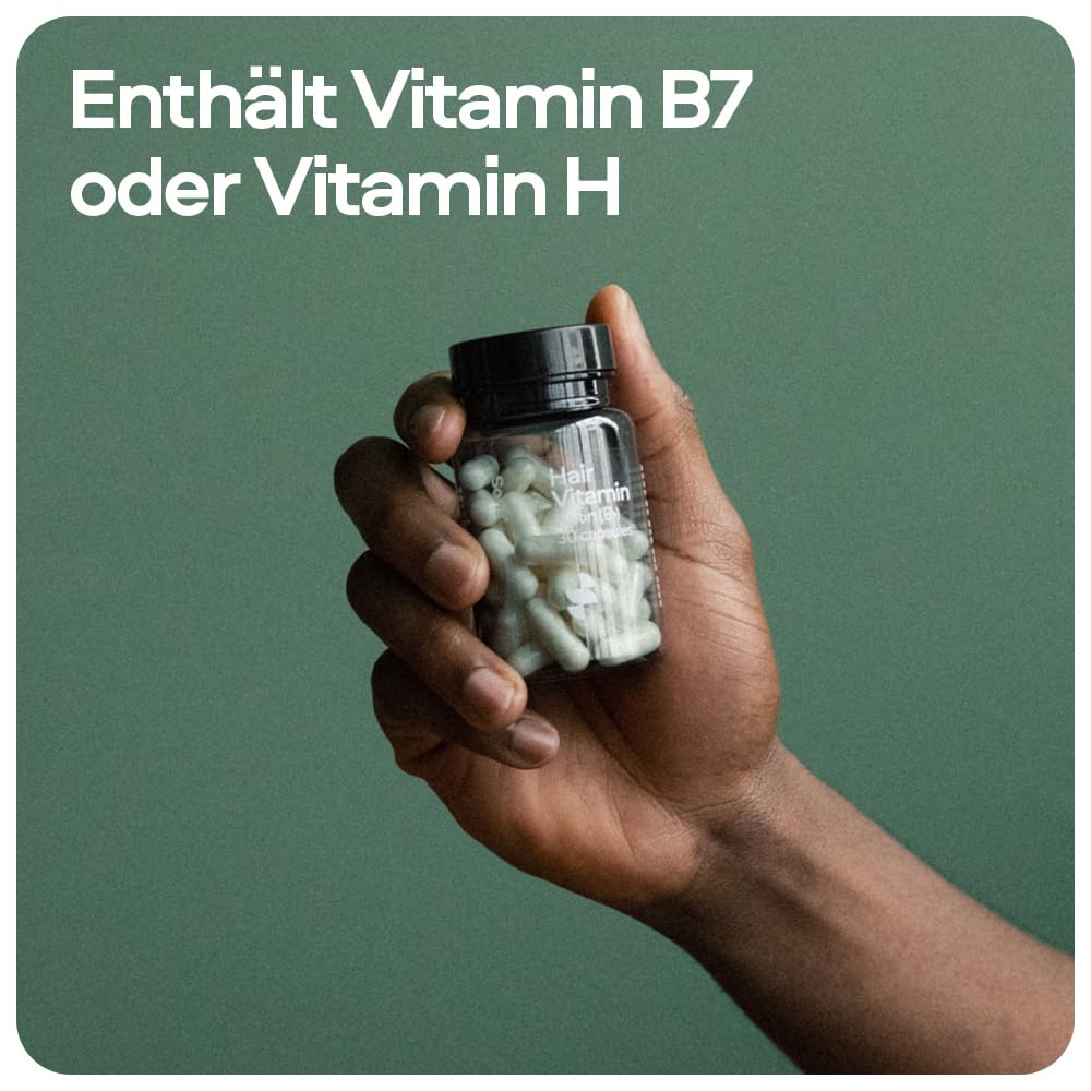 Sons Haarwachstum Shampoo & Biotin 900ug Vitamine für Männer | Sulfat- & Parabenfrei, Zitrusduft, Fördert Haarwachstum Koffein, Biotin Stärkt Haarfollikel, 3-Monats-Vorrat