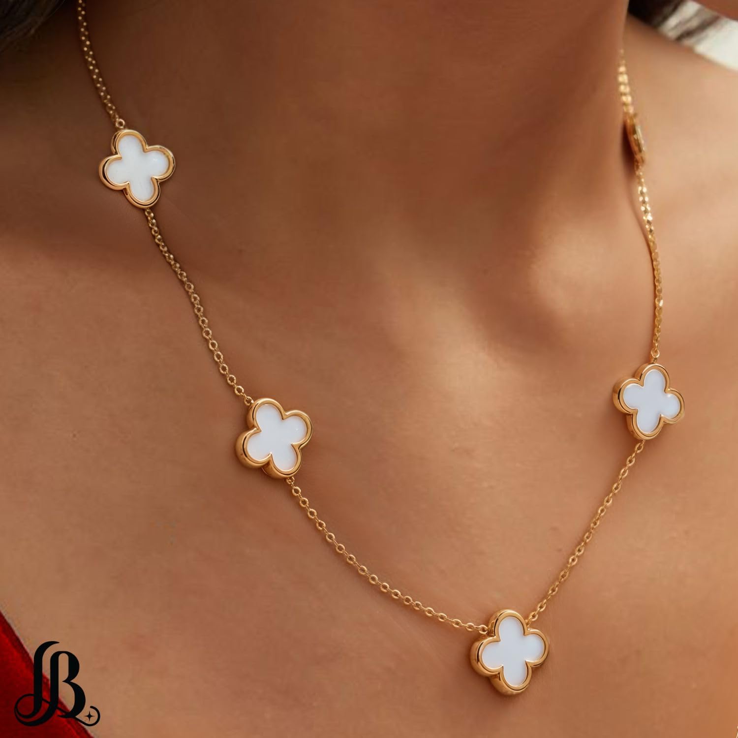 Clover Necklaces for Women | Four Leaf Stylish Designer Necklaces | Lovely Gift - Image 4