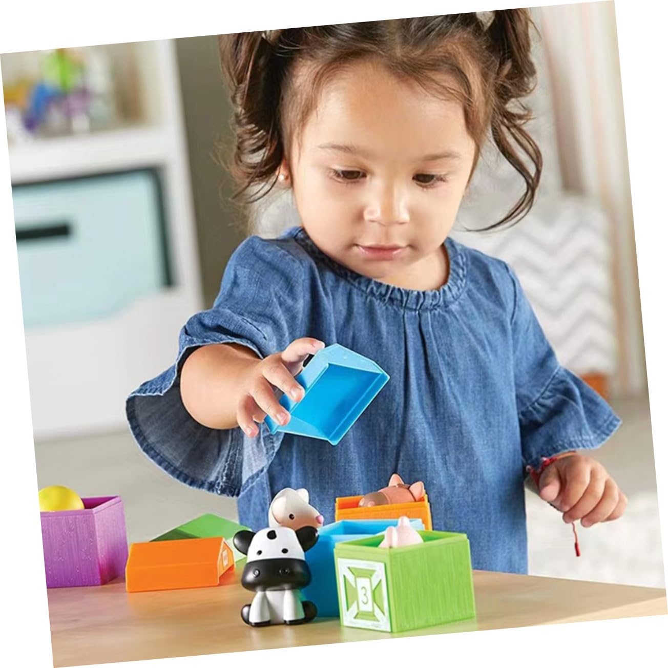Uonlytech Títeres de Dedo de Animales de Granja para Niños Conjunto de 10 Flexibles y Livianos Perfectos para Fiestas Disfraces y Espectáculos de Dedos