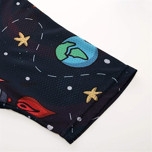 Vista 6 de PSPORT Plaid Men's Cycling Jersey Short Sleeve Bike Shirts Road Cycling Shirts Mountain Bicycle Tops with 3 Pocket Reflective