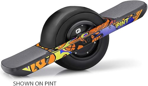 Vista 13 de Gráficos para OneWheel Pint, Zany Blue Design, solo calcomanías para guardabarros, diseños Earth SURF por Senge Graphics Inc. Azul