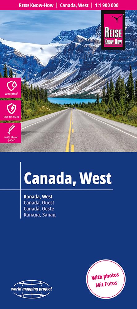 West Canada (1:1.900.000): reiß- und wasserfest (world mapping project)