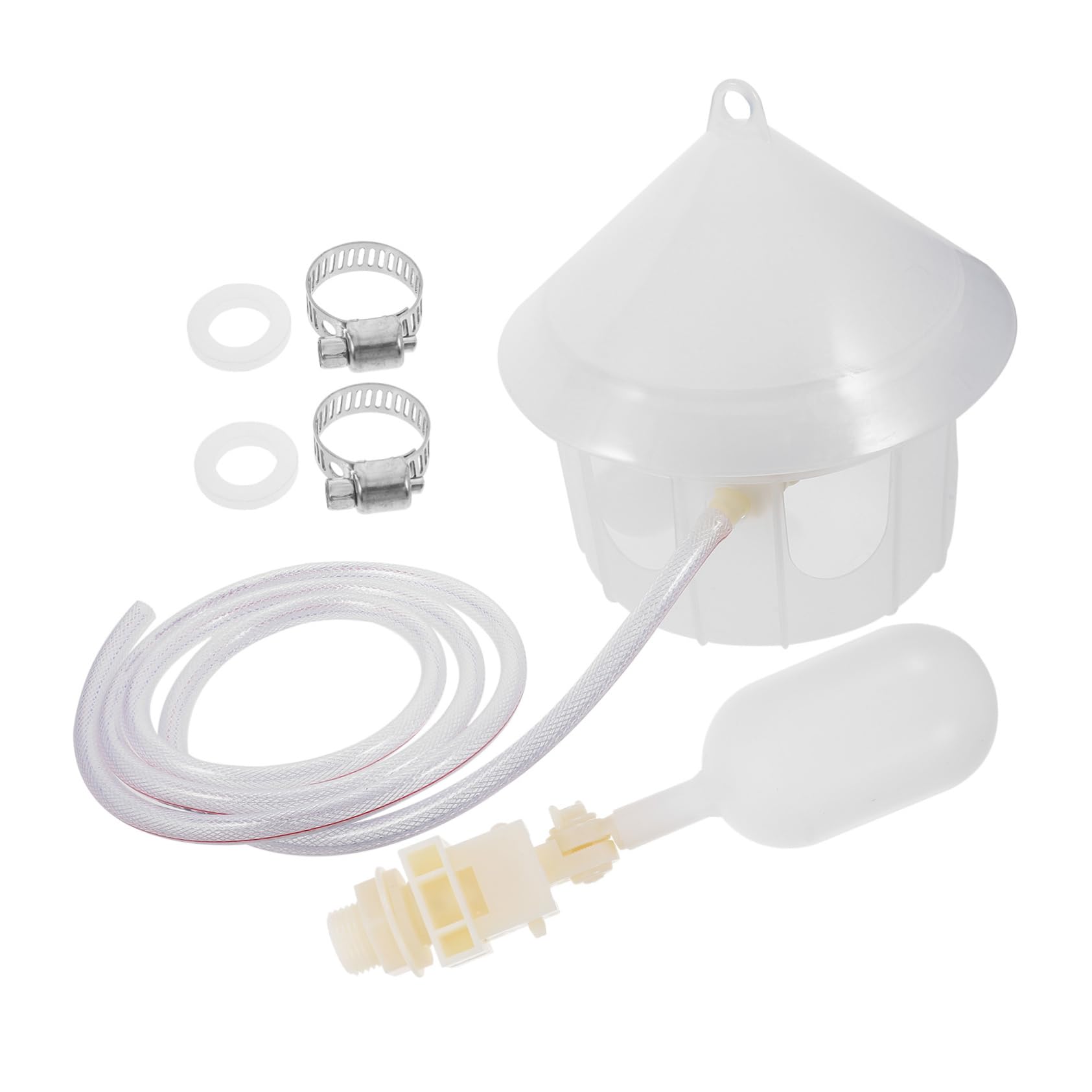 Abreuvoir Automatique pour Pigeons en Plastique, Grand Volume | Distributeur Eau Oiseaux et Quail, Fixation Intérieure ou Extérieure des Cages, sans Alimentation Électrique