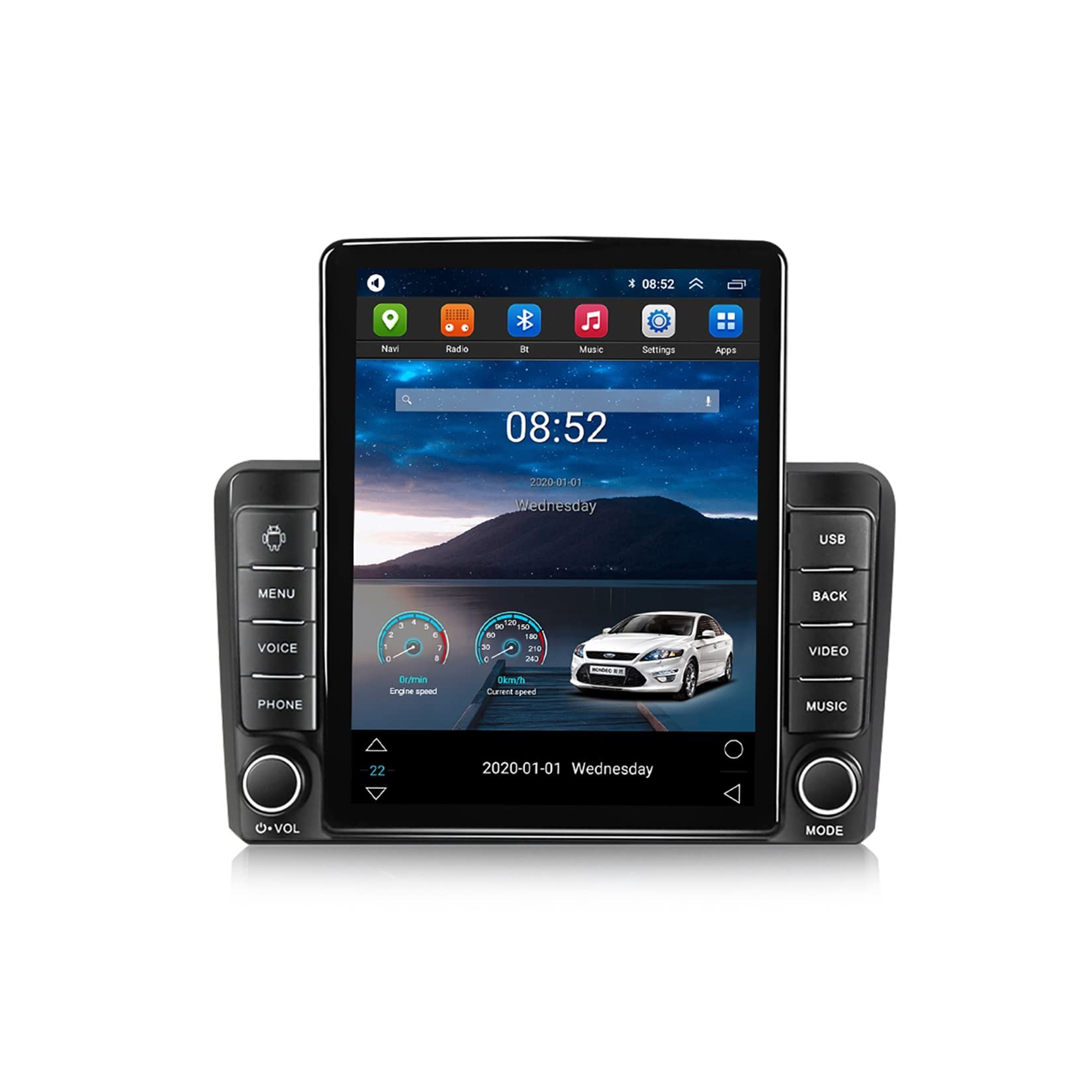 Autoradio Android 11 Audi A3 8P multimédia avec écran tactile 9,7 pouces