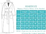 HEARTNICE Plush Long Hooded Robes for Women, Soft Fluffy Womens Fleece Robe Thicker Warm Bathrobes