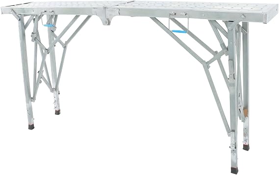 Adjustable Work Platform Scaffold Portable Foldable