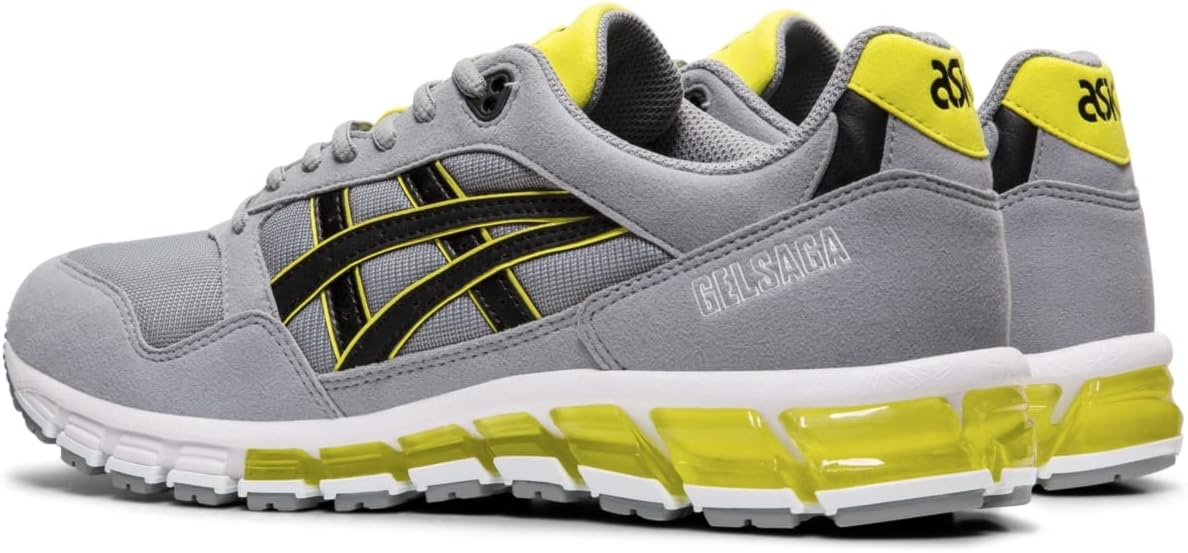 ASICS Tiger Men's GELSAGA 180 Shoes, 12, SHEET ROCK/BLACK