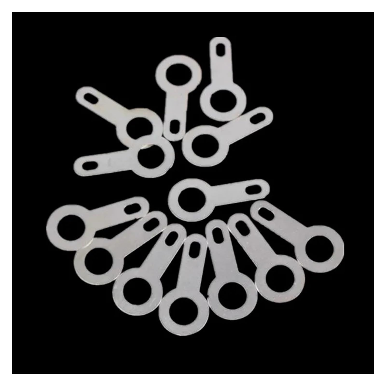 Einloch-Kabelschuh, Versilbertes Kupfer M2.2-M10.2 Rundschweißnaht(M8.2 20PCS)