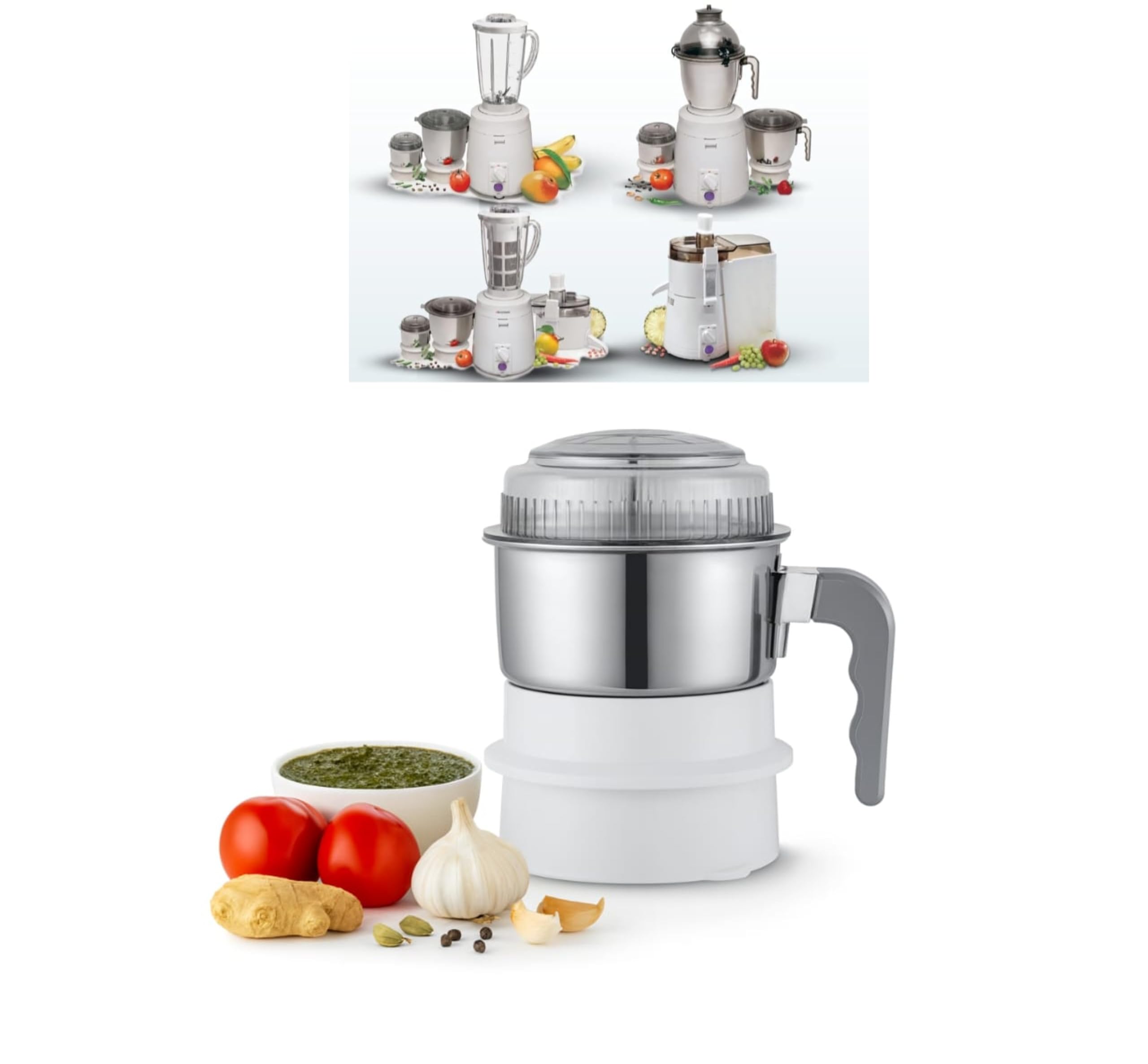 Sujata Mixer Grinder Chutney Jar - 200ml Replacement -1