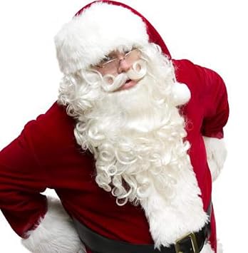 Forum Novelties HM Smallwares Ultimo Santa Wig, Beard and Mustache Set