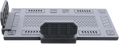 Miniatura 3 de EnderToys Campo de escaramuza industrial de nivel medio, escenario de terreno para Necromunda, equipo de matar, compatible con Sector Mechanicus,