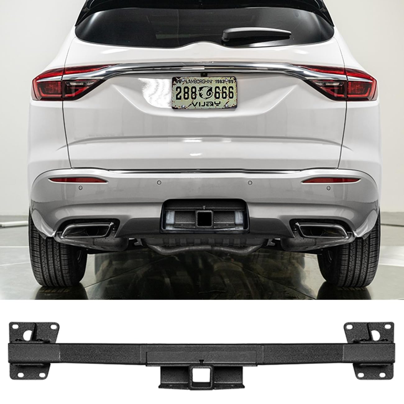 Vijay Class 3 Trailer Hitch Fits 2018-2021 Buick Enclave and 2018-2022 Chevy Traverse 2” Hitch Receiver