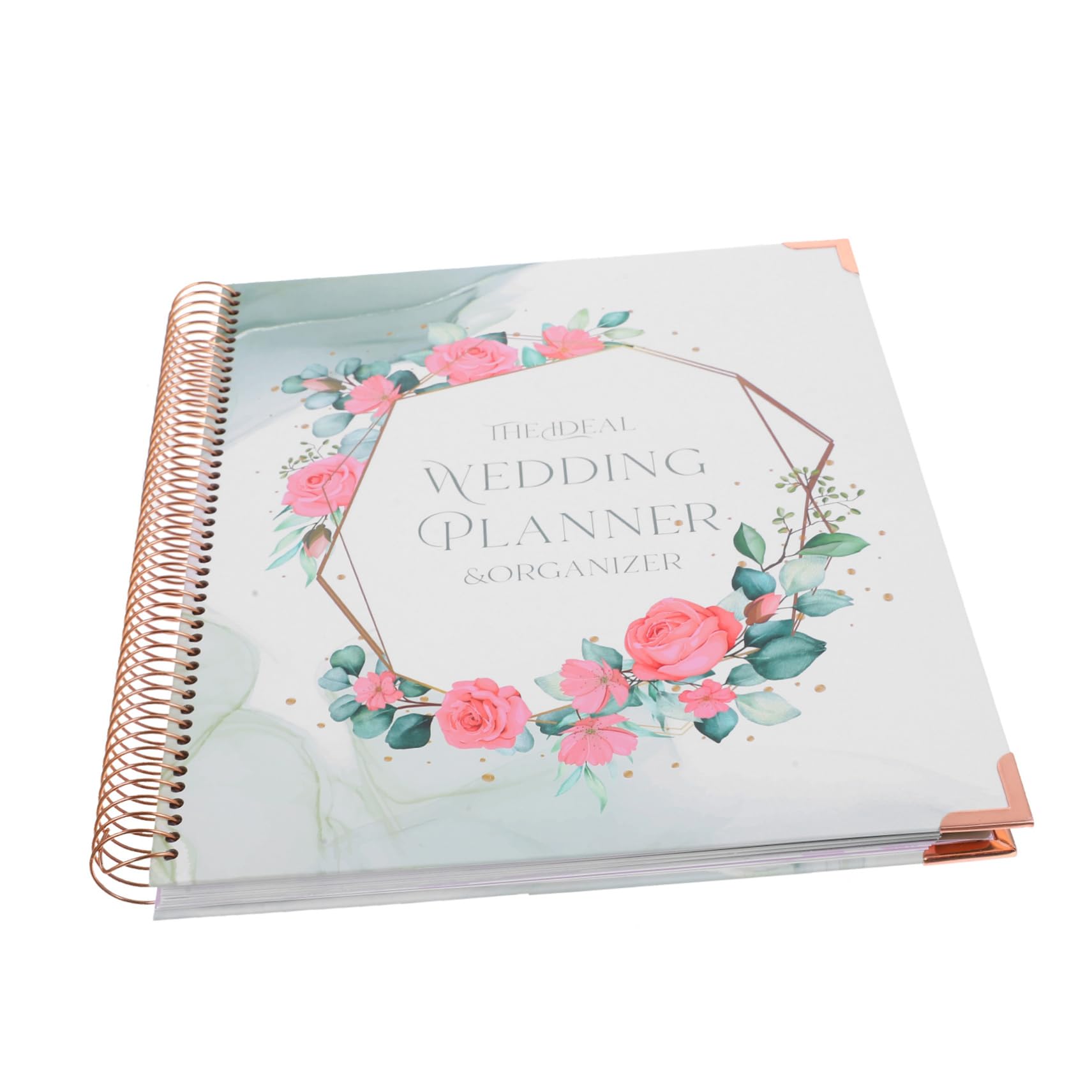 Housoutil Hochzeitsplaner Buch aus Papier mit Detailliertem Zeitplan Budgetplanung und Verlobungsbereich für Verlobung und Planung