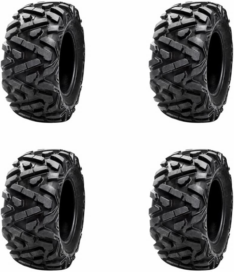 Bundle - Four Tusk TRILOBITE 8-Ply HEAVY DUTY ATV UTV Tires - TWO 26x9-12 and TWO 26x10-12
