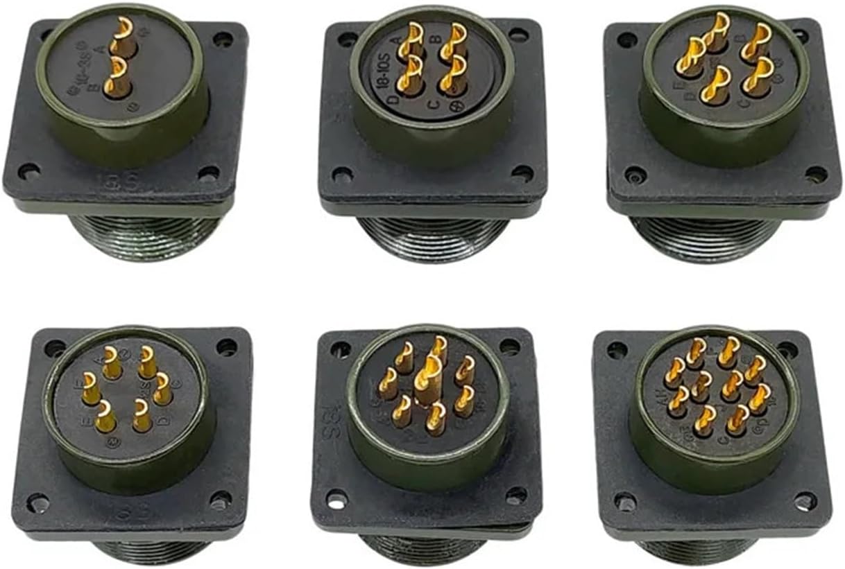 5015 Circular Connectors 18S-12 18S-8 18S-1 Connectors MS3102 MS3106 MS3108 MIL-C Plugs and Sockets(Socket 3102 18-12P)