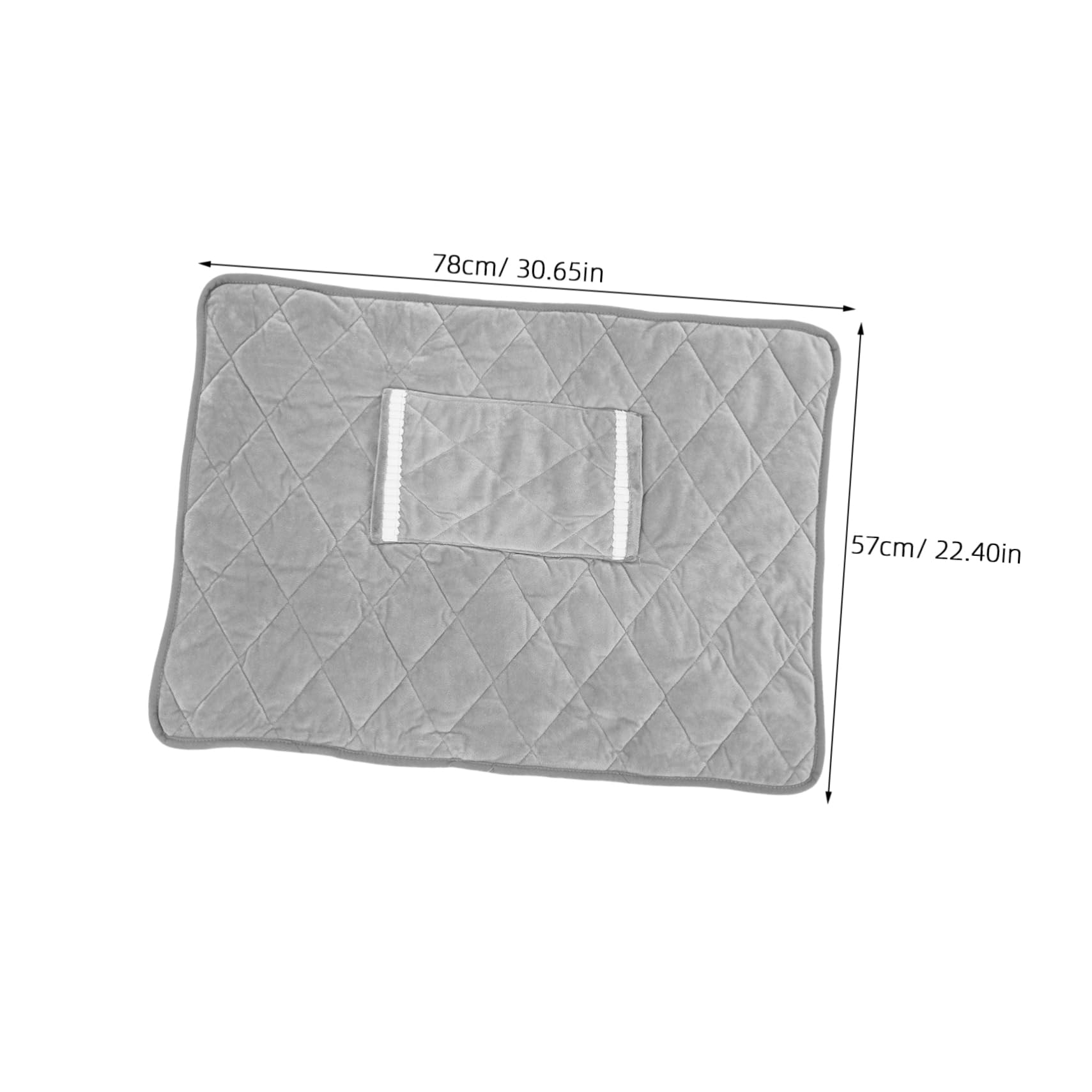 GRIRIW Washable Heated Blanket 45°c Heat Velvet Bed Blanket Car Camping Easy Temperature Control