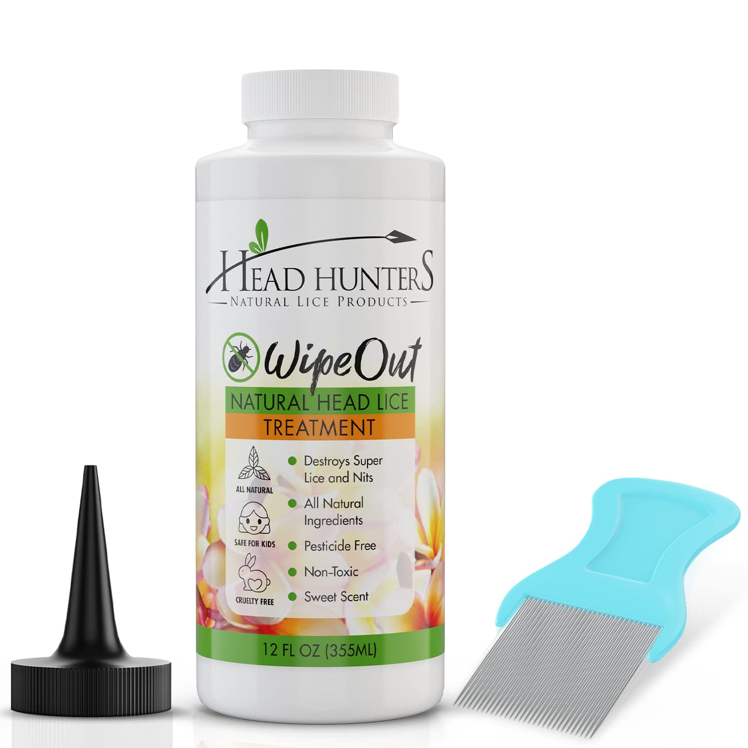 Buy Head Hunters Lice Kit WipeOut Natural Lice Extra Strength Family Head Lice Shampoo & Lice