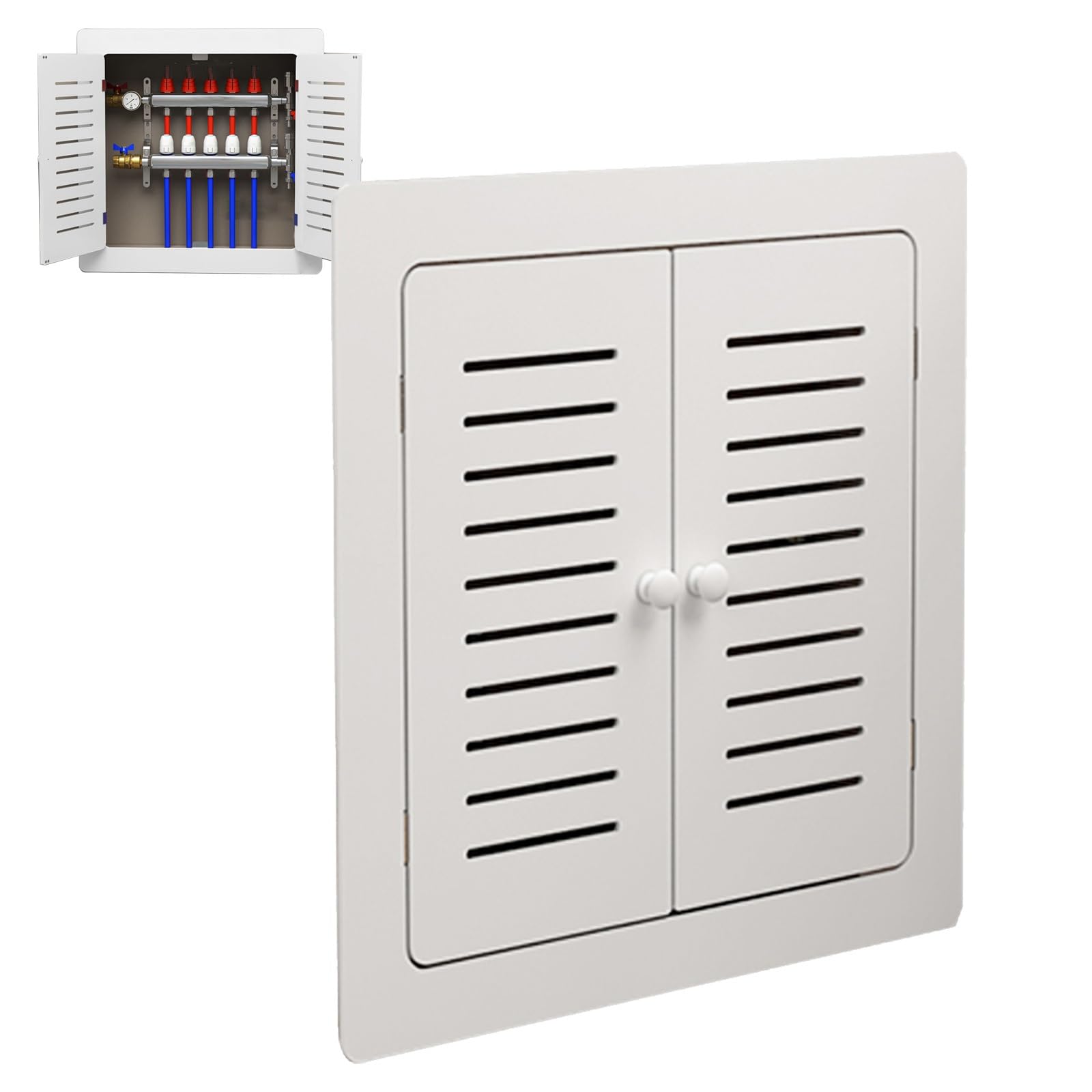 Housses de chauffage PVC blanc imperméable avec ventilation cache-radiateur chambre