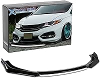 Vista 33 de Xotic Tech alerón de protección para parachoques delantero, negro con rojo, kit con barra de acoplamiento ajustable de 8-11 pulgadas