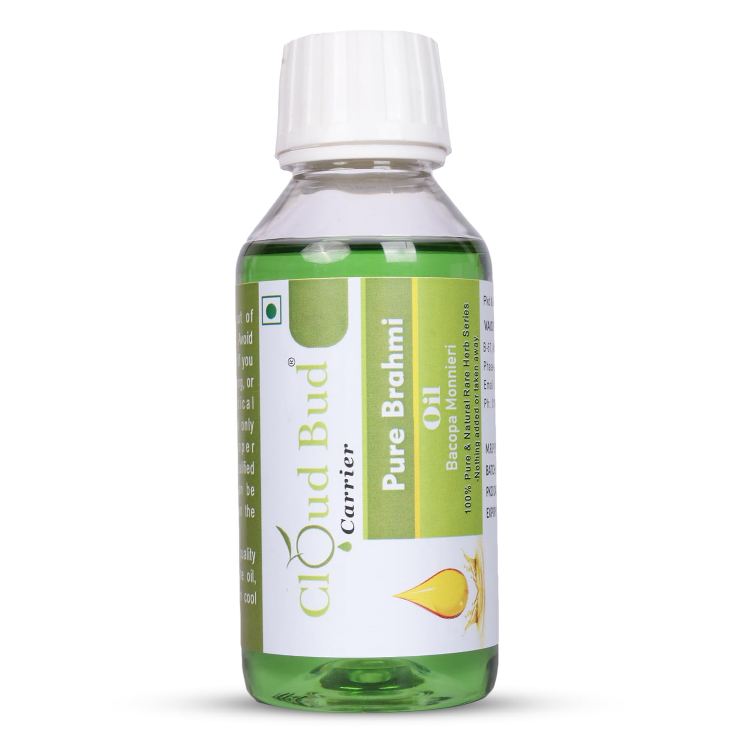 Pure Brahmi Oil 630ml 21oz Bacopa Monnieri 100% Pure and Natural Rare Herb Series