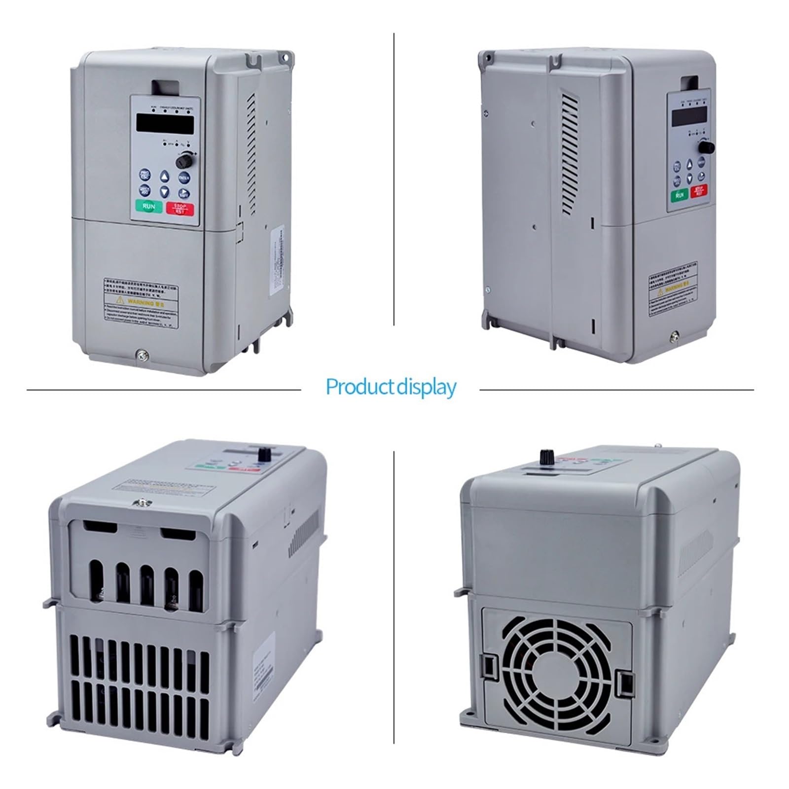 Variateur de fréquence VFD 18 KW, 11 KW, 15 KW, 7,5 KW Général 380 V Entrée triphasée Sortie Vitesse du Ventilateur/de la Pompe(18kW)