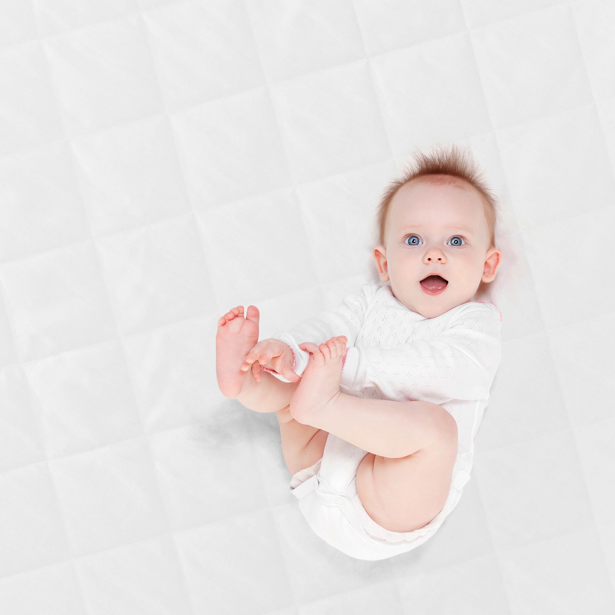 Pacchetto di roba Box per Bambini Sternenzauber Esagonale, Ruote con Freni, Base Regolabile in Altezza, + Materasso roba