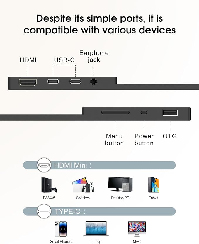 Monitor Extensor 15.6 FHD IPS miniatura 7