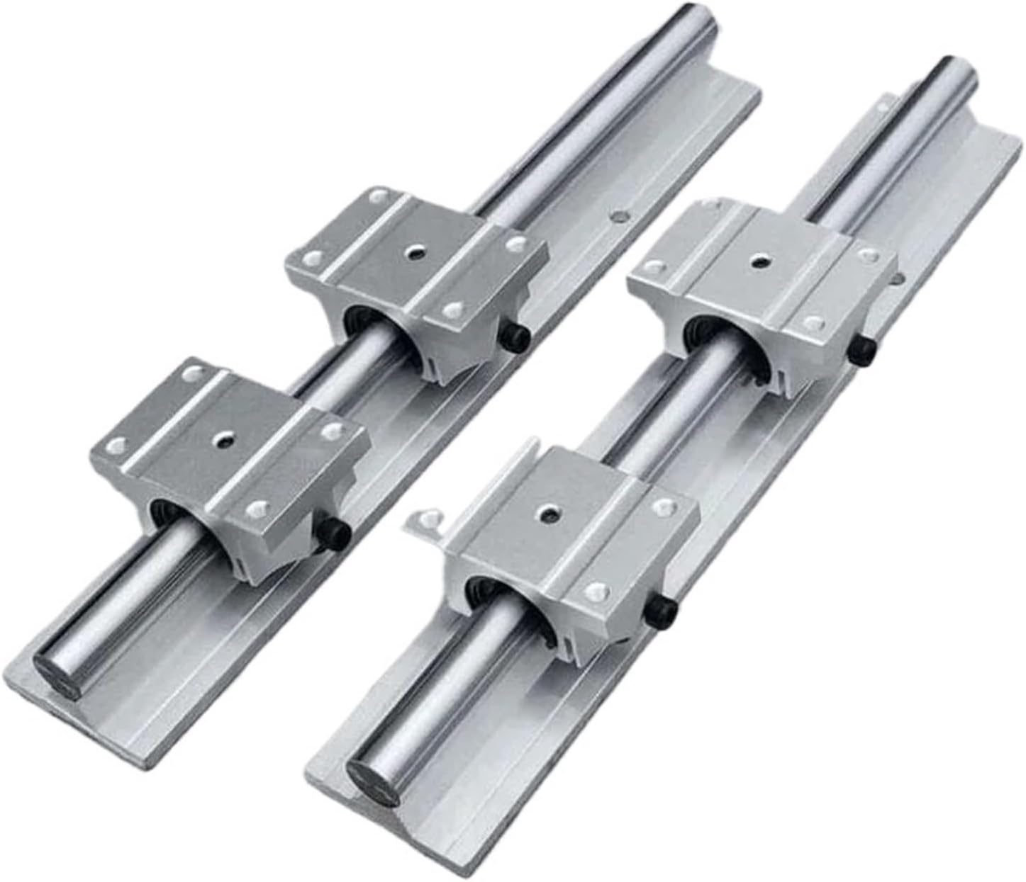 Sliding Guides Linear Motion Guides 2pcs TBR20 1100mm Support Rail Linear Guide + 4pcs TBR20UU Linear Bearing Blocks