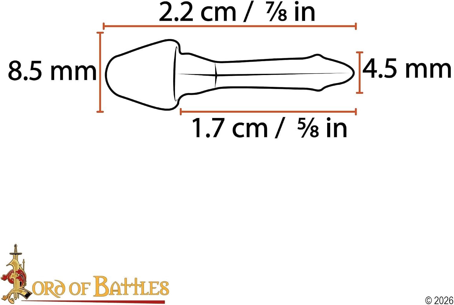 Hob Nails Hand Forged Solid Iron Fully Functional Antique Medieval Historical Accessory for Shoes Natural Finish Set of 100 Nails