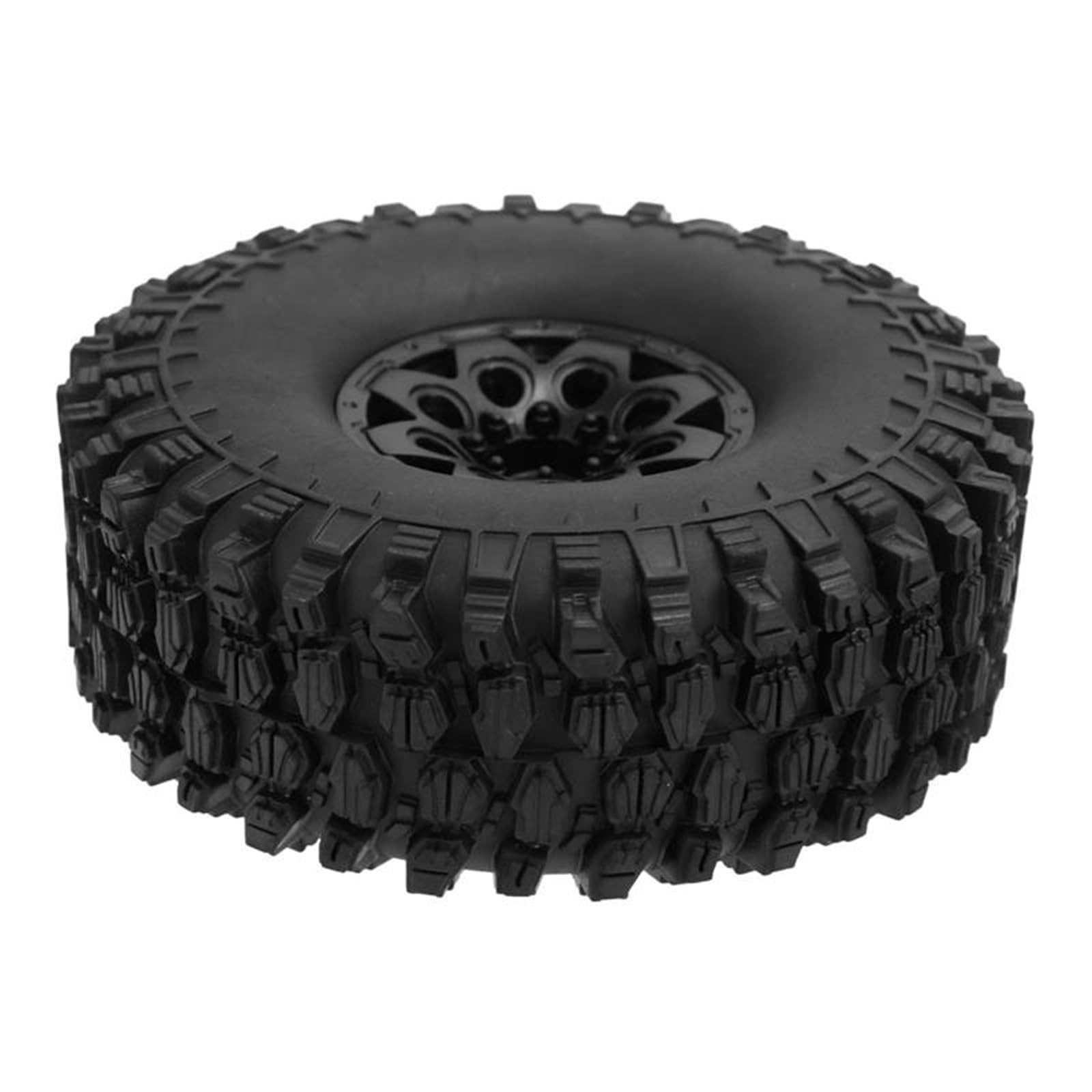 RC Ruote Gomma Compatibile Con Traxxas Per TRX4 D90 Per Axial Per SCX10 II III 1/10 RC Crawler Car 4 Pezzi 120 Mm 1.9 Beadlock Cerchione Pneumatico Set