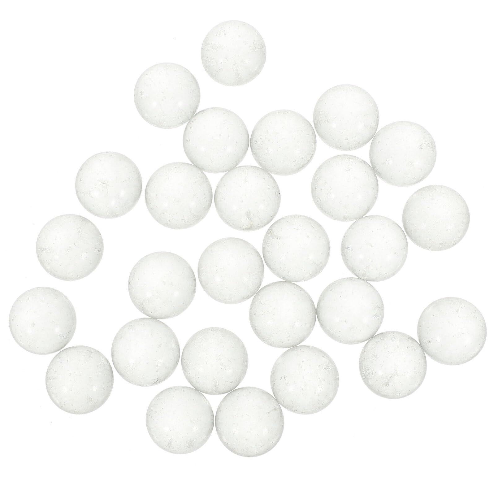 Angoily Billes de Verre Transparentes Décoratives 16 MM Lot de 180 Perles Solides pour Vases Aquariums et Loisirs Créatifs Boules Rondes sans Danger pour Poissons Recharge Polyvalente