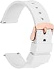 WOCCI Silicone Watch Strap With Rose Gold Buckle Quick Release Strap 14 mm 18 mm 20 mm 22 mm