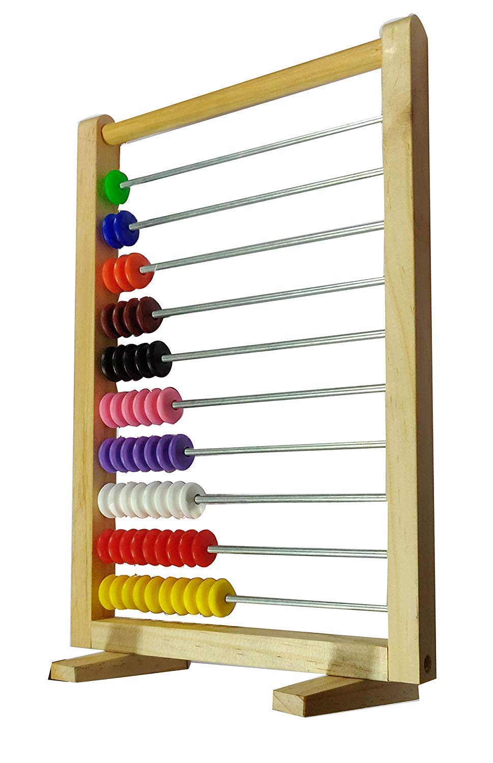 Zobro Abacus Toy Calculation Shelf-Educational Abacus for Kids to Count, Add & Subtract with Colorful Beads, Learning Toy for Kids (B08WRWDWF3) Amazon Price History, Amazon Price Tracker