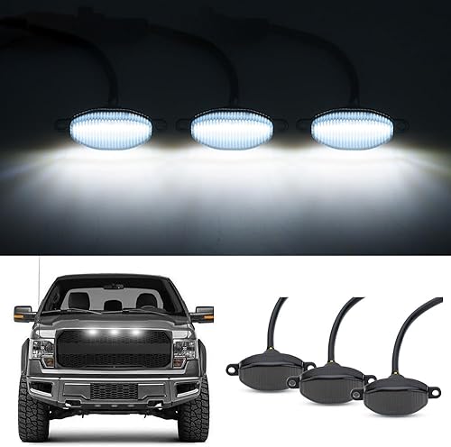 Miniatura 2 de Lentes ahumadas xenón blanco LED Rapter luces para Ford F150 SVT Rapter Pick Up 2010-2014 Ford Rapter Pick Up 2017-2019 Ford Rapter Pick Up
