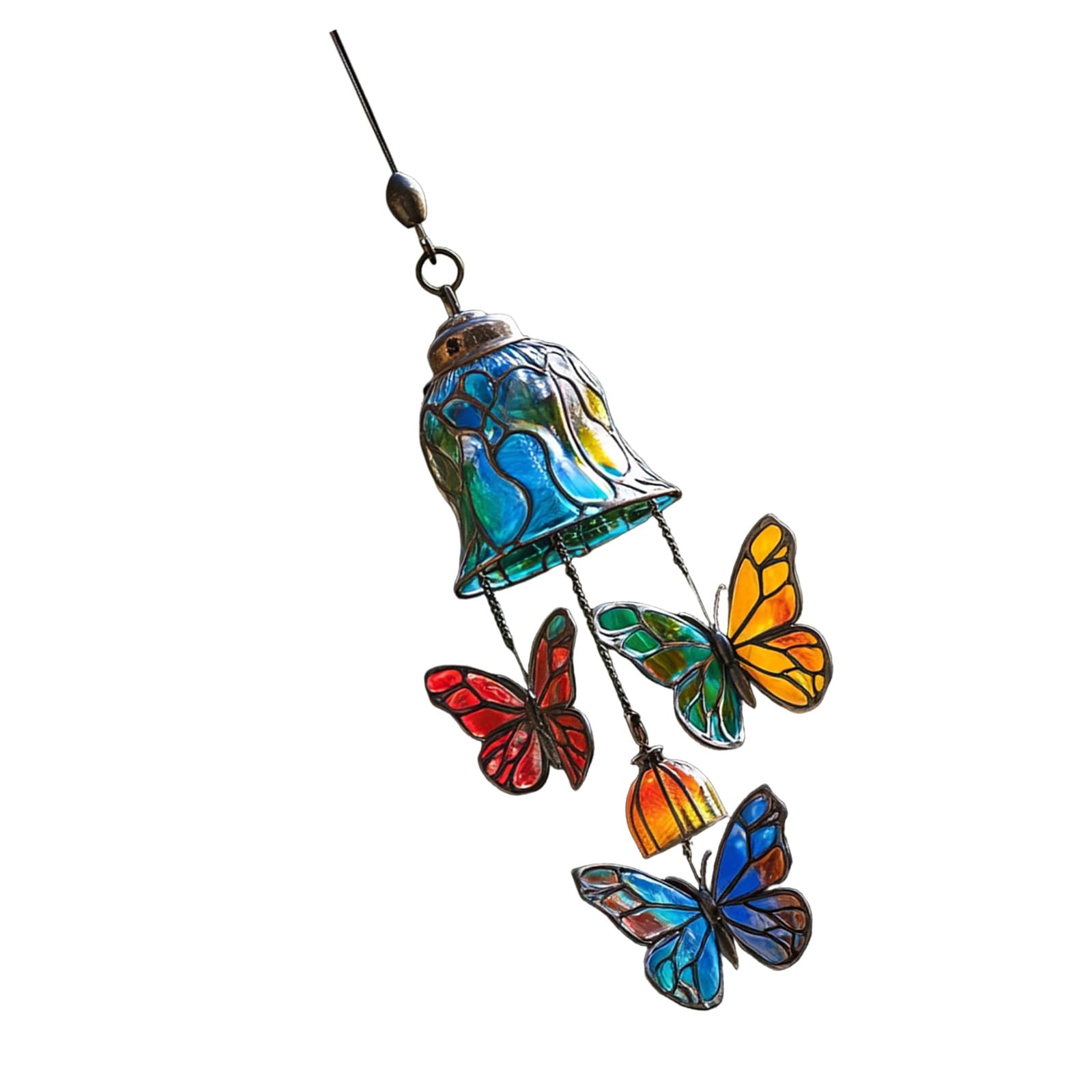 Beautiful Butterfly Wind Chimes for Outdoor Decoration Producing Gentle Melodies Enhancing Garden and Balconies Colorful Wind Chimes