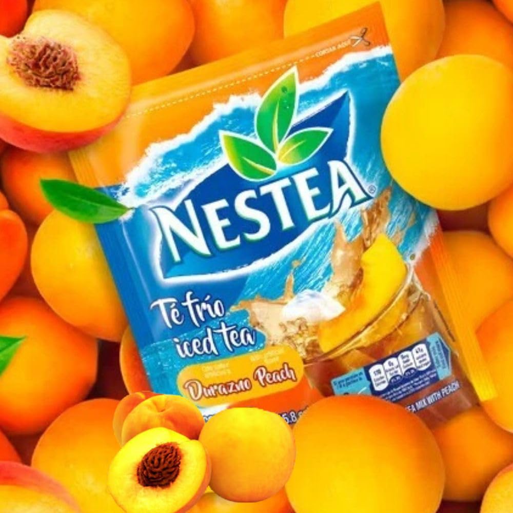 Nestea Durazno en Polvo para Agua Fría, 12 Sobres de 90 g