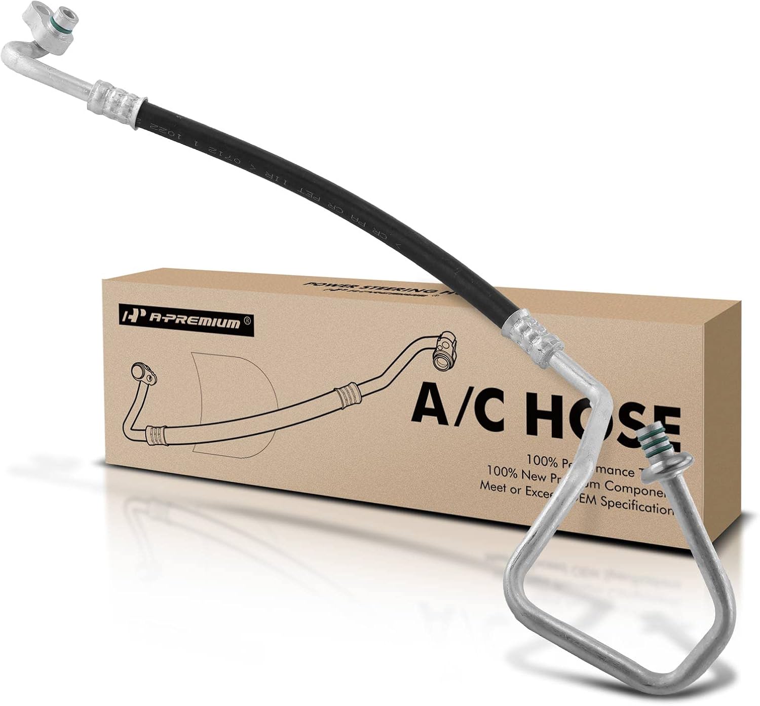 A-Premium A/C Discharge Line Hose Assembly Compatible with Infiniti FX35, 2003-2008, Compressor to Condenser