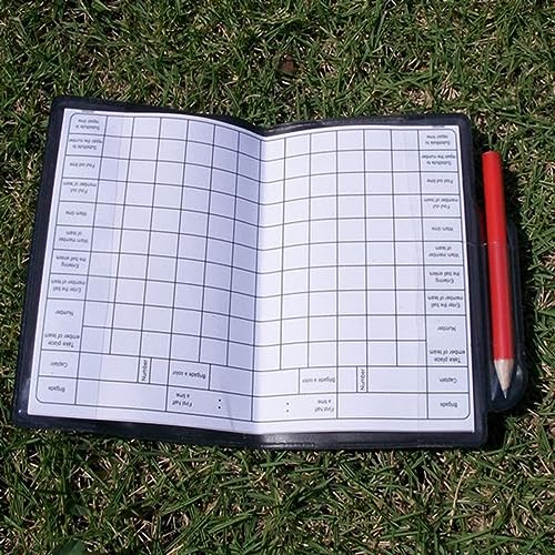 GALPADA Kit árbitro fútbol 2 silbatos con tarjetas y libreta miniatura 5